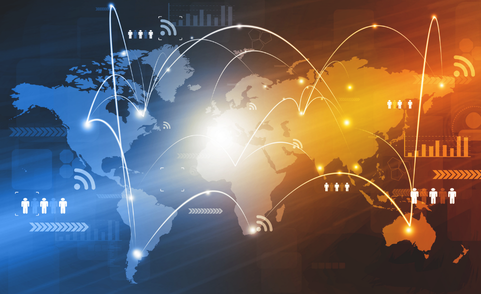Managed network technology connecting business operations